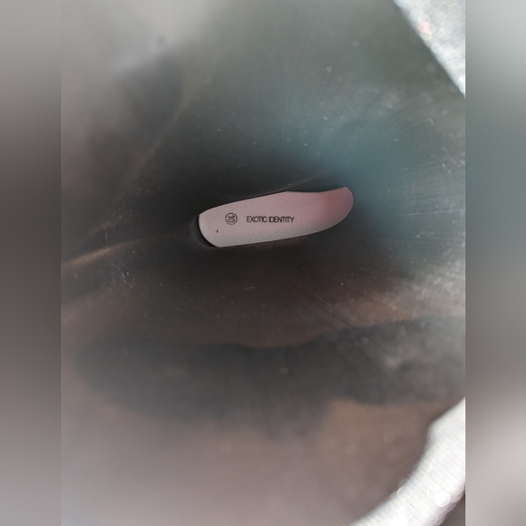 New Exotic Identity Original Tall Rain Boots Waterproof Premium Black size 10 - Picture 8 of 8